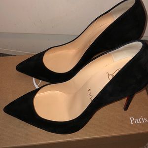 AUTHENTIC SO KATE 120 SUEDE PUMPS